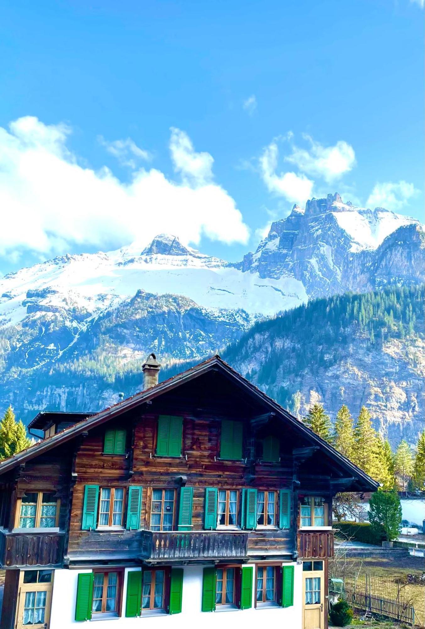 Charming, Well-Equipped Alpine Apartment Kandersteg Buitenkant foto